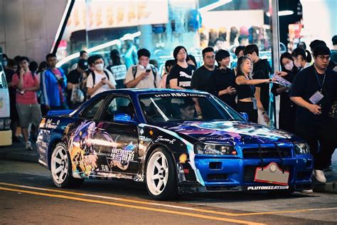 Topaz & Jingliu Skyline R34 Itasha in Hong Kong (Cars ig